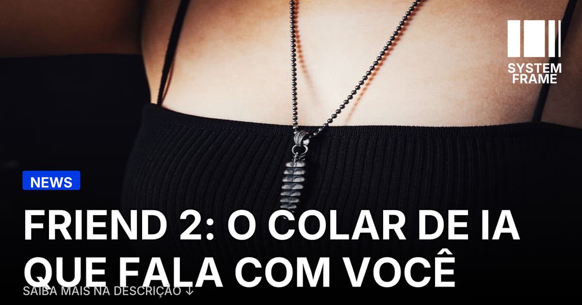O novo Friend, pingente de IA, agora conversa com você