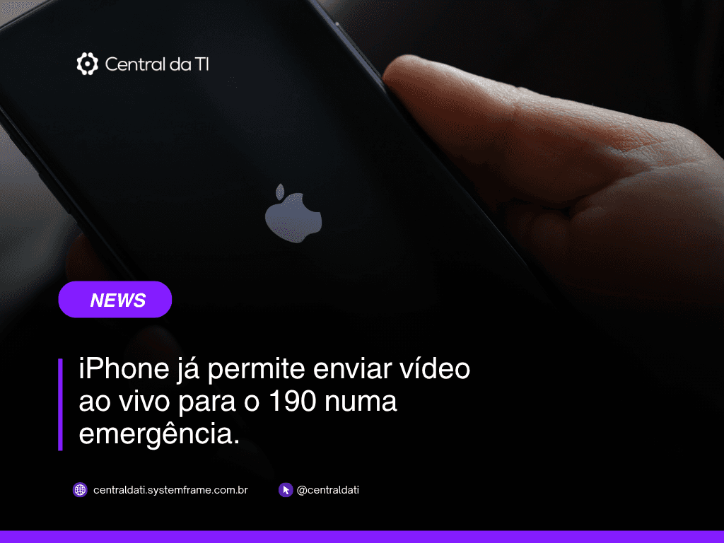 Vídeo ao vivo para o 190: o recurso do iPhone que ninguém quer usar