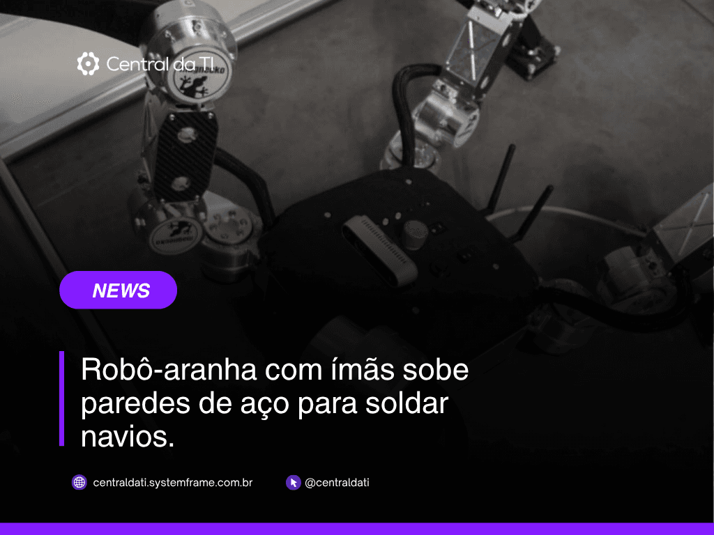 Robôs que sobem paredes: como os ímãs seguram o peso